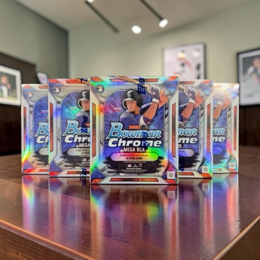 5 2026 Bowman Chrome Baseball MLB Mega Box Brand New Factory Sealed In Hand Fast